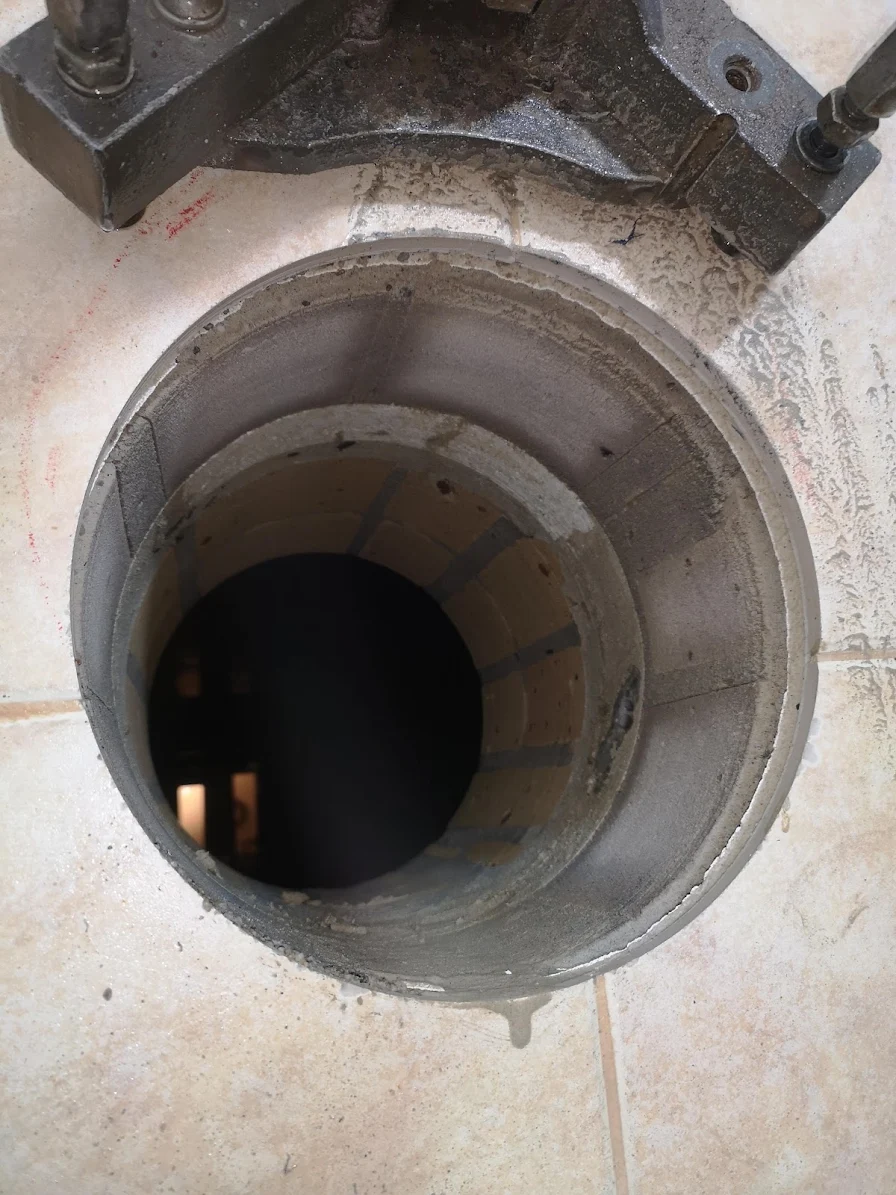 Grote ronde wanddoorvoer voor een installatie